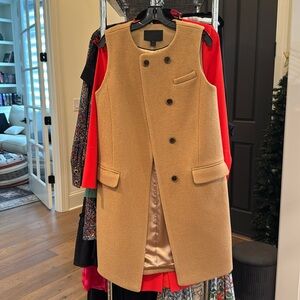 J.Crew collection vest, wool, size 6.